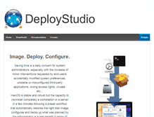 Tablet Screenshot of deploystudio.com